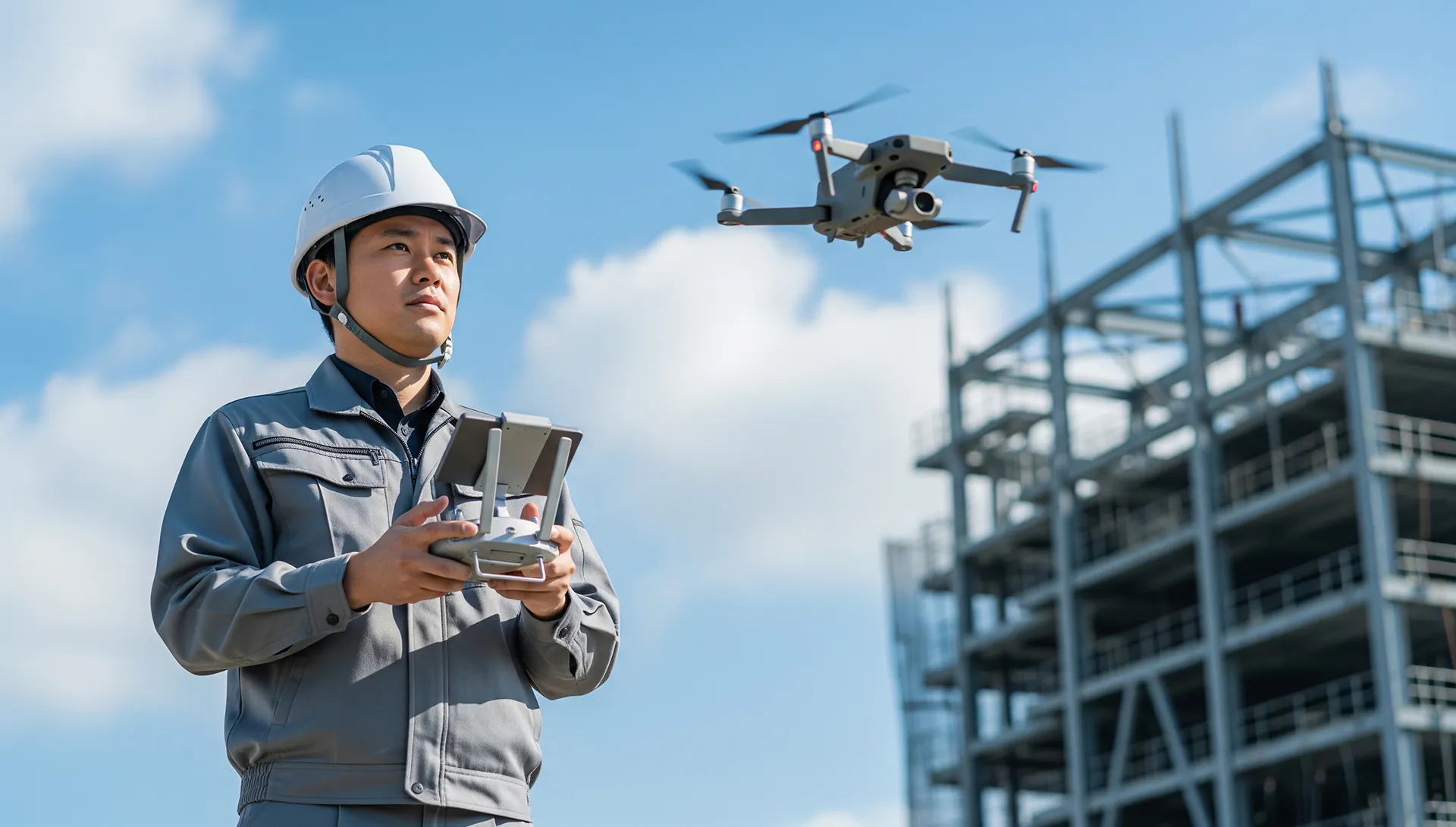 建設業におけるドローン空撮の活用場面